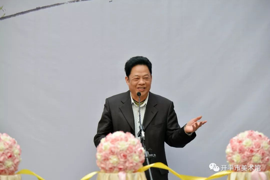 “懷宗追遠、嶺藝傳承——嶺南畫家李松炎國畫展”在開平市美術(shù)館開幕