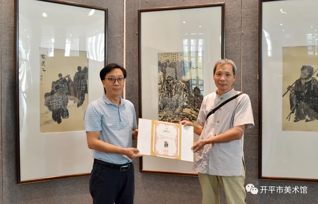 心游物外——胡石全中國畫作品展在開平市美術(shù)館展出